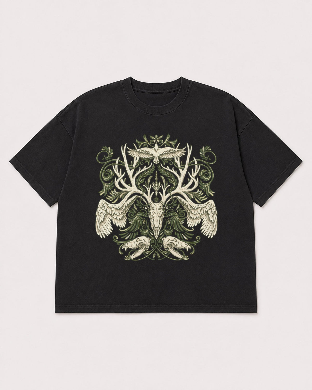 Mockup Boxy Heavyweight Tee Black product