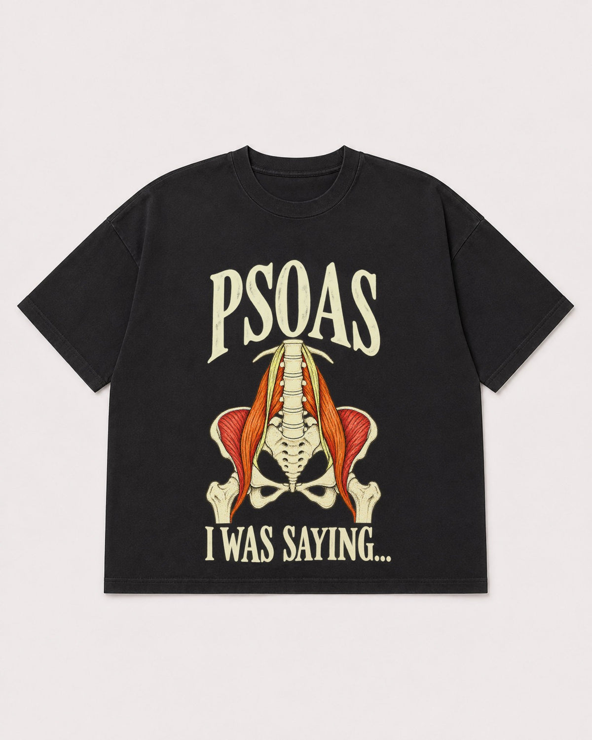 Mockup Boxy Heavyweight Tee Black product