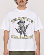 Mockup Boxy Heavyweight Tee White male close-up 09