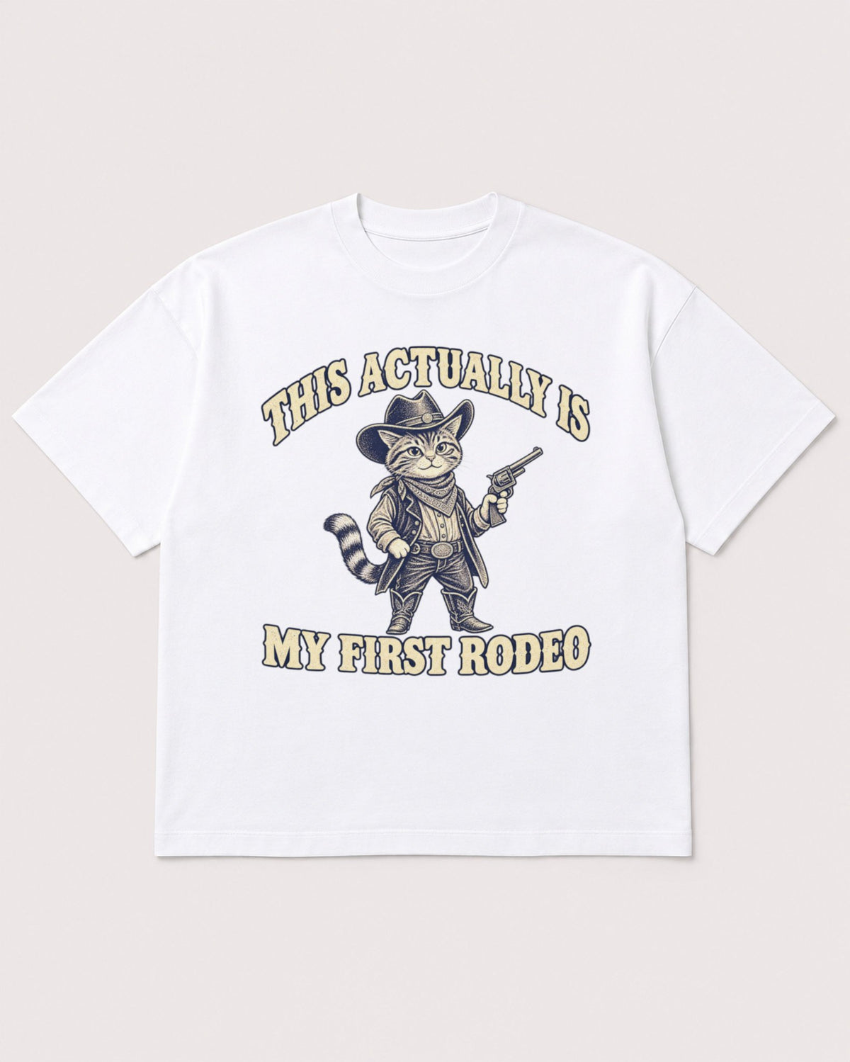 Mockup Boxy Heavyweight Tee White product
