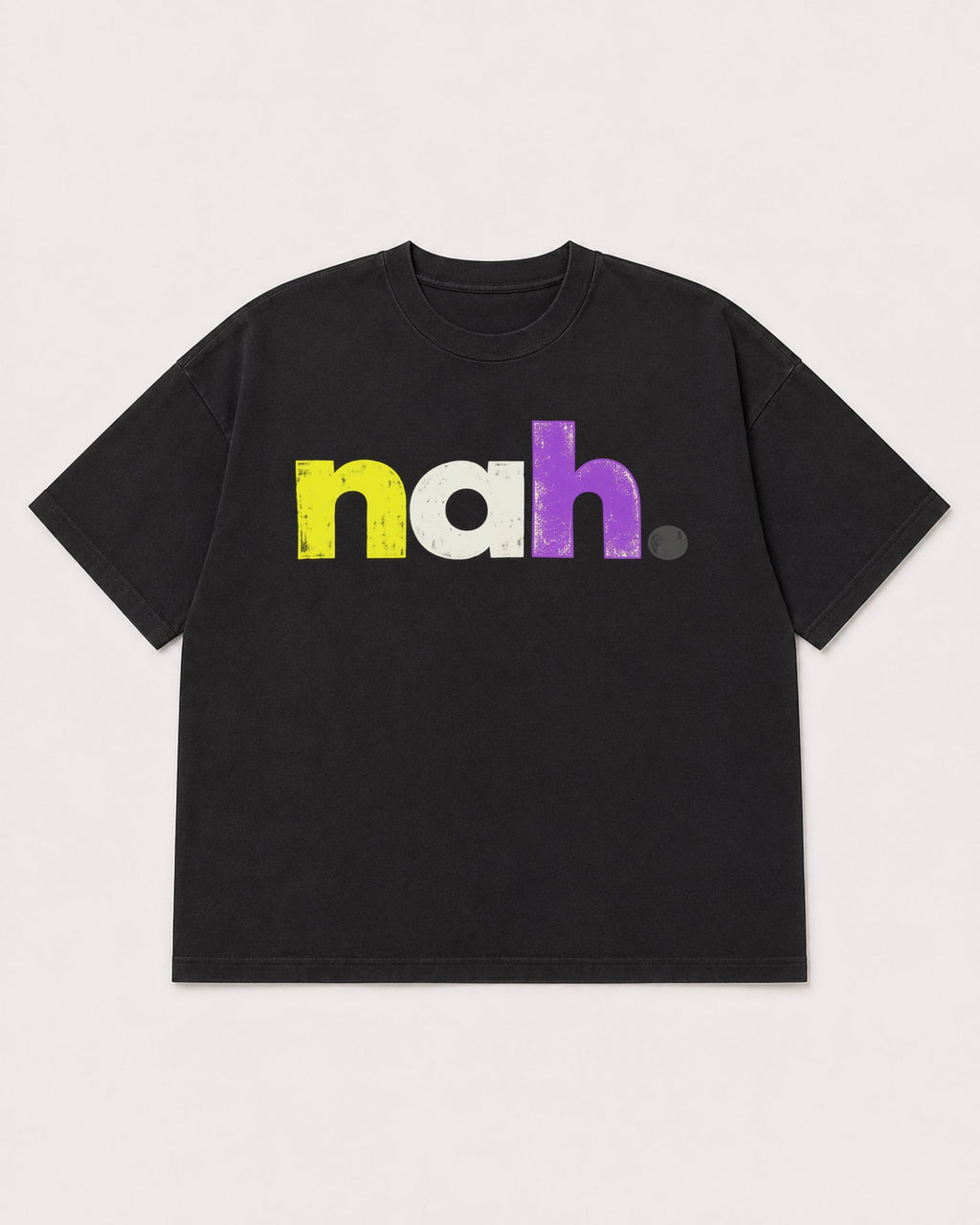 Mockup Boxy Heavyweight Tee Black product