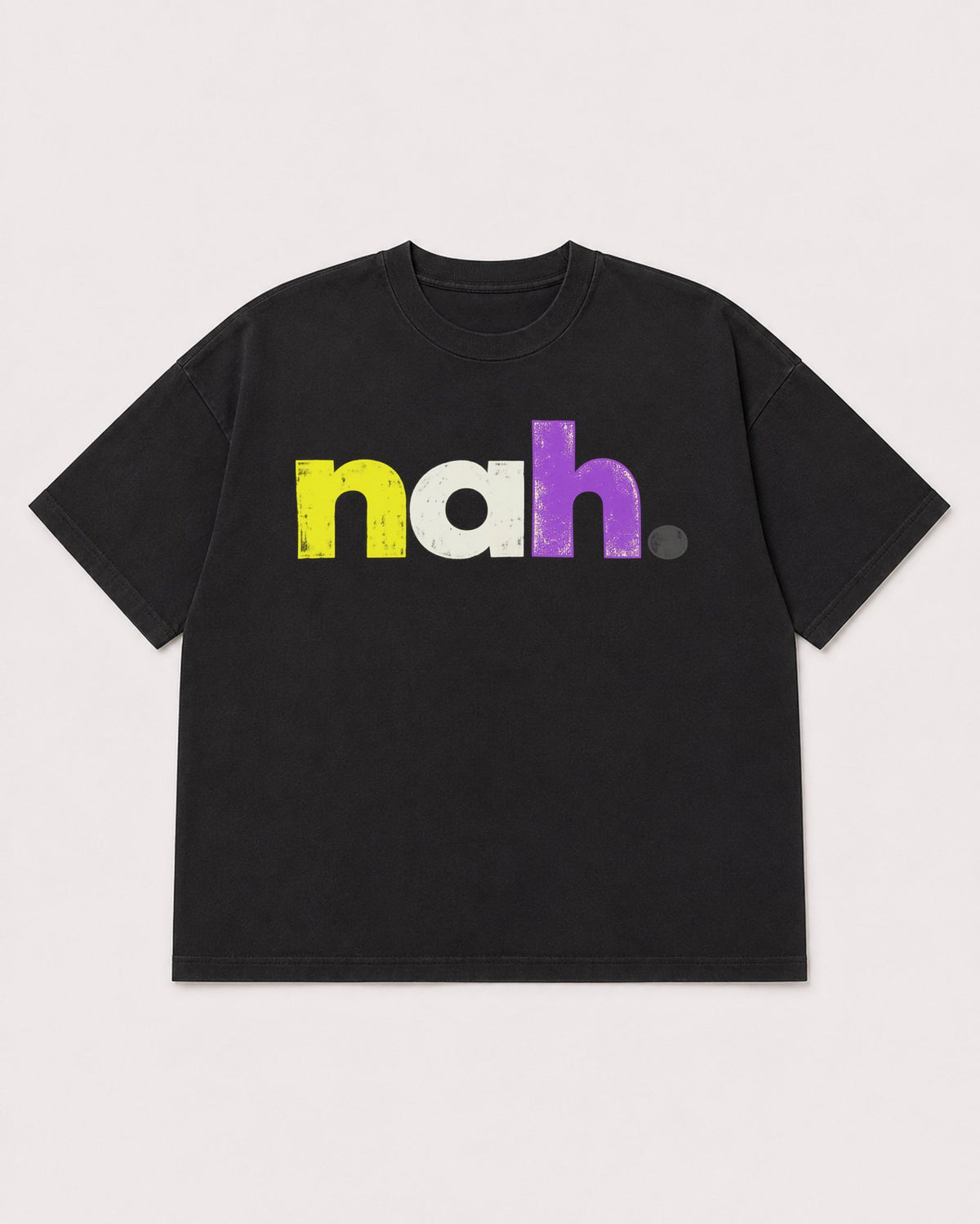 Mockup Boxy Heavyweight Tee Black product