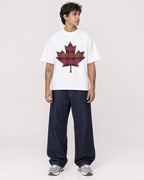 Mockup Boxy Heavyweight Tee White male full-body 06