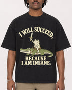 Mockup Boxy Heavyweight Tee Black male close-up 04