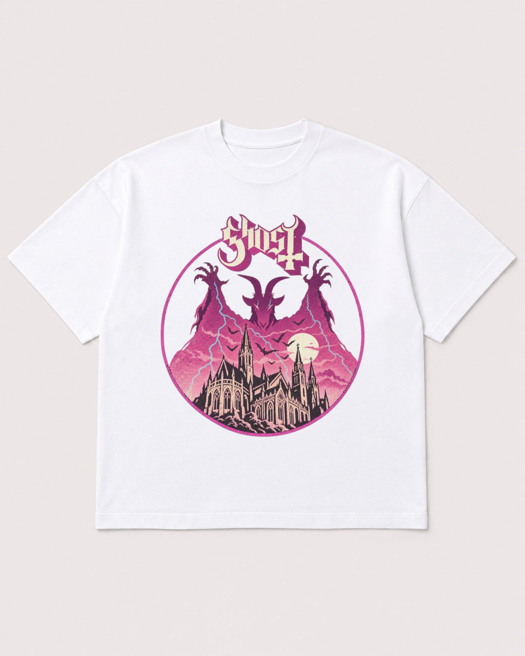 Mockup Boxy Heavyweight Tee White product