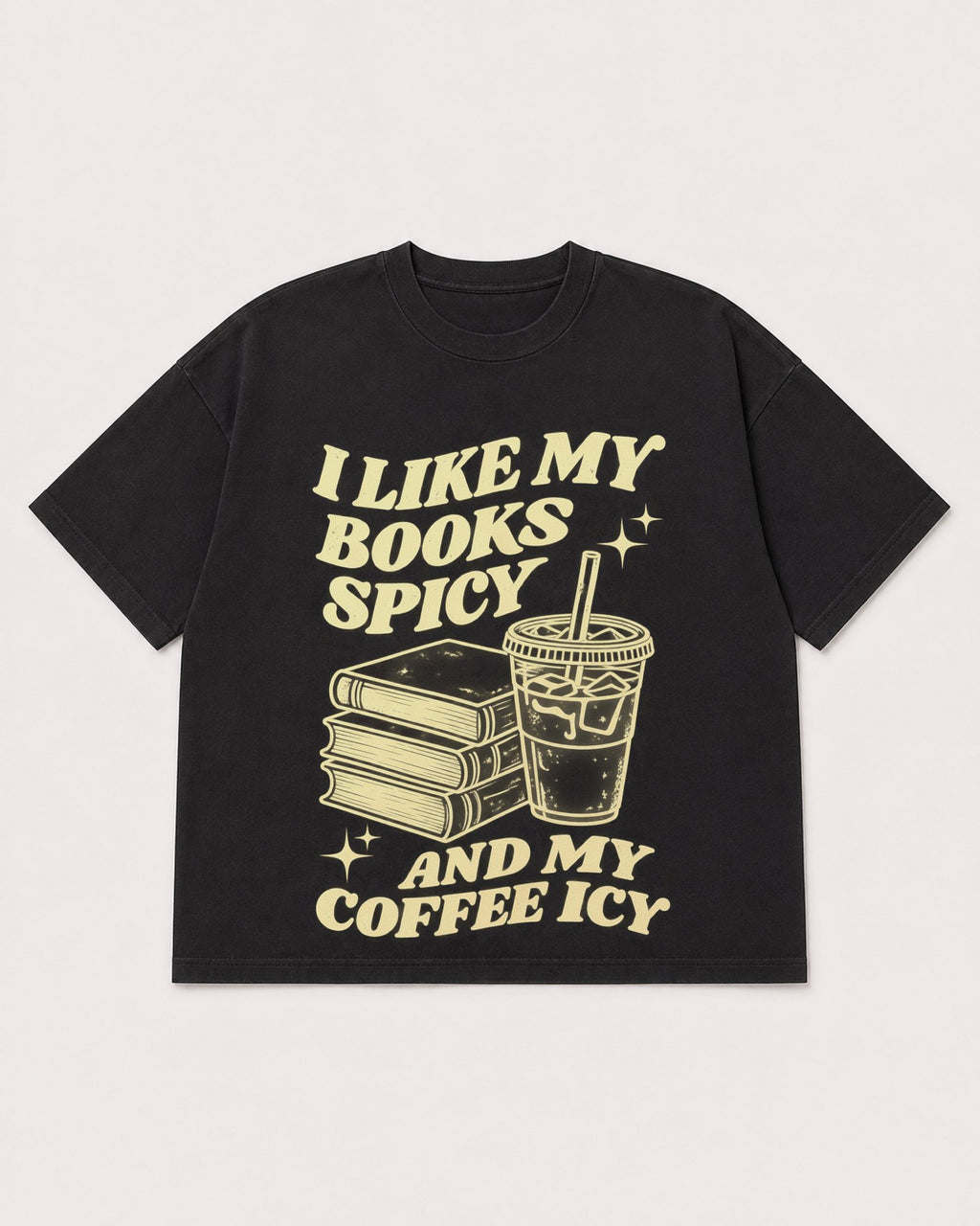 Mockup Boxy Heavyweight Tee Black product