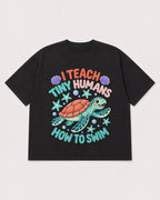 Mockup Boxy Heavyweight Tee Black product