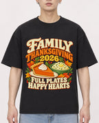 Mockup Boxy Heavyweight Tee Black male close-up 01