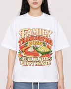 Mockup Boxy Heavyweight Tee White female close-up 01