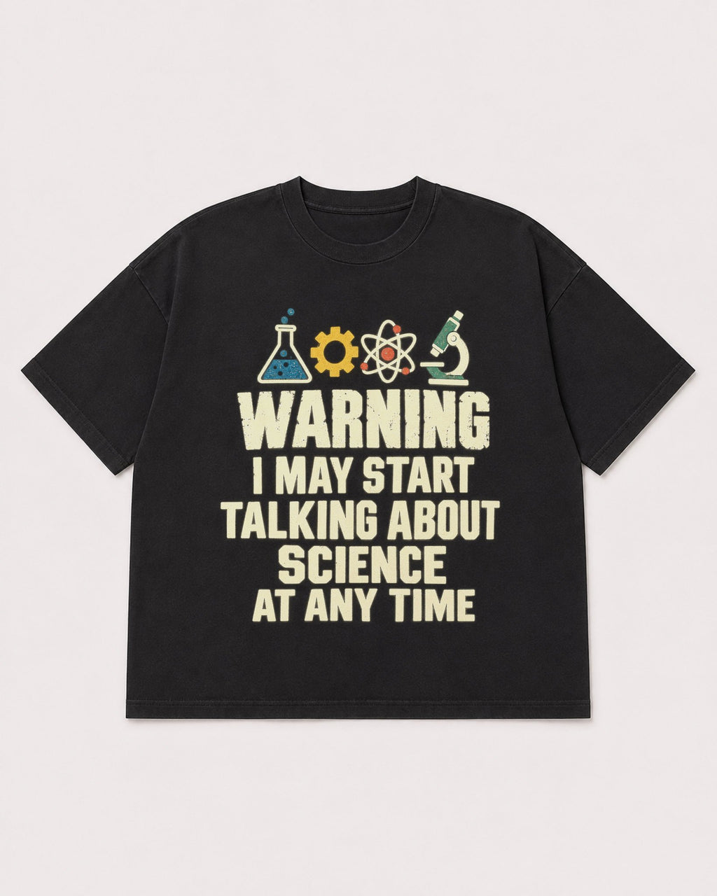 Mockup Boxy Heavyweight Tee Black product