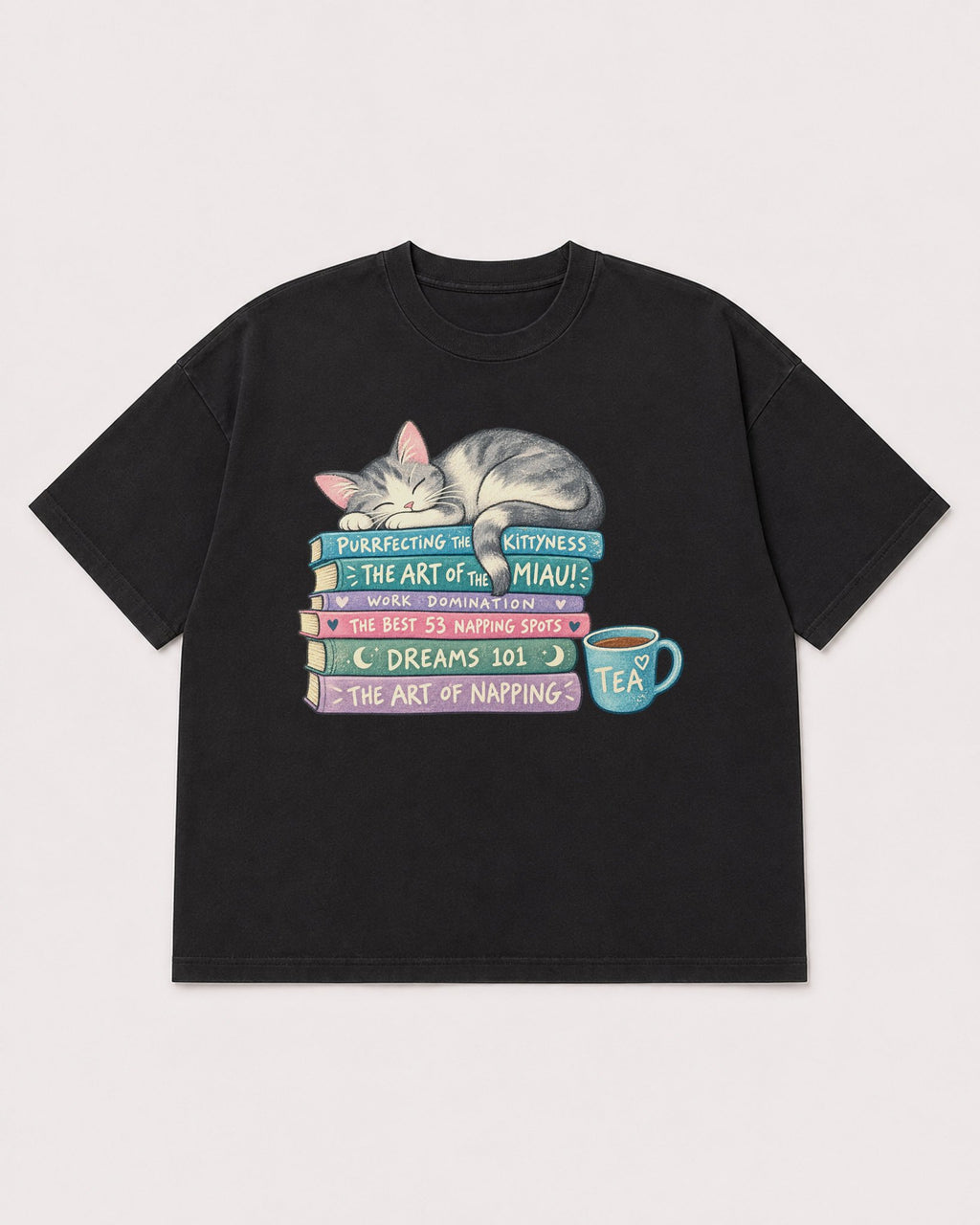 Mockup Boxy Heavyweight Tee Black product