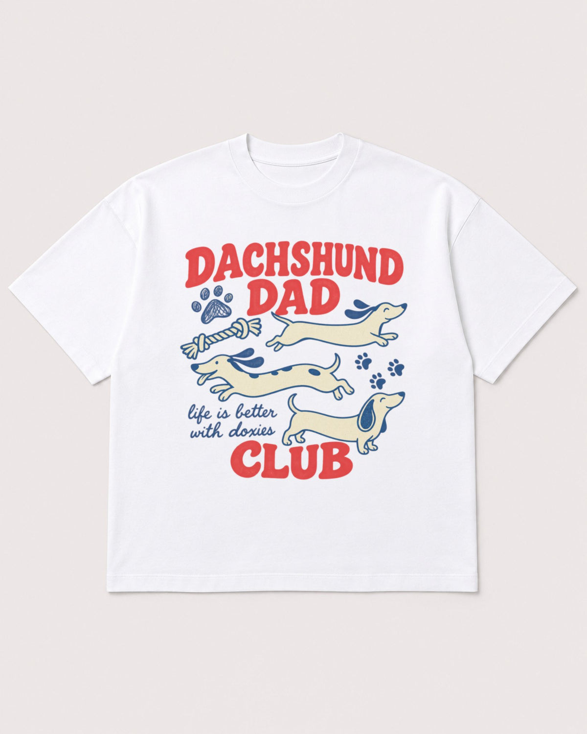 Mockup Boxy Heavyweight Tee White product