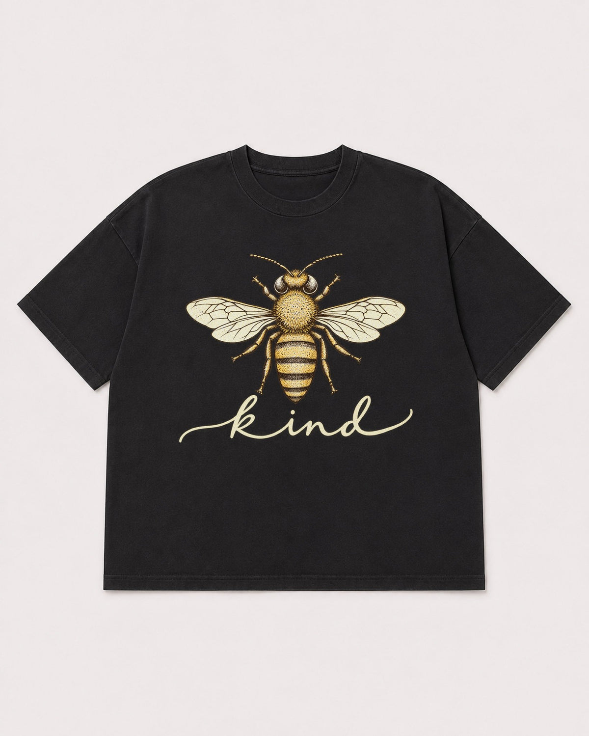Mockup Boxy Heavyweight Tee Black product