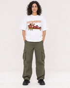 Mockup Boxy Heavyweight Tee White female full-body 27