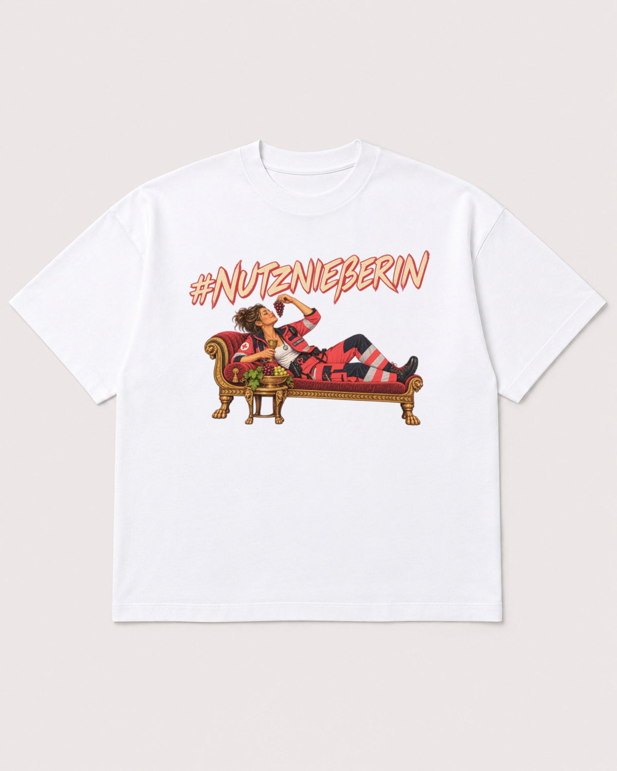 Mockup Boxy Heavyweight Tee White product