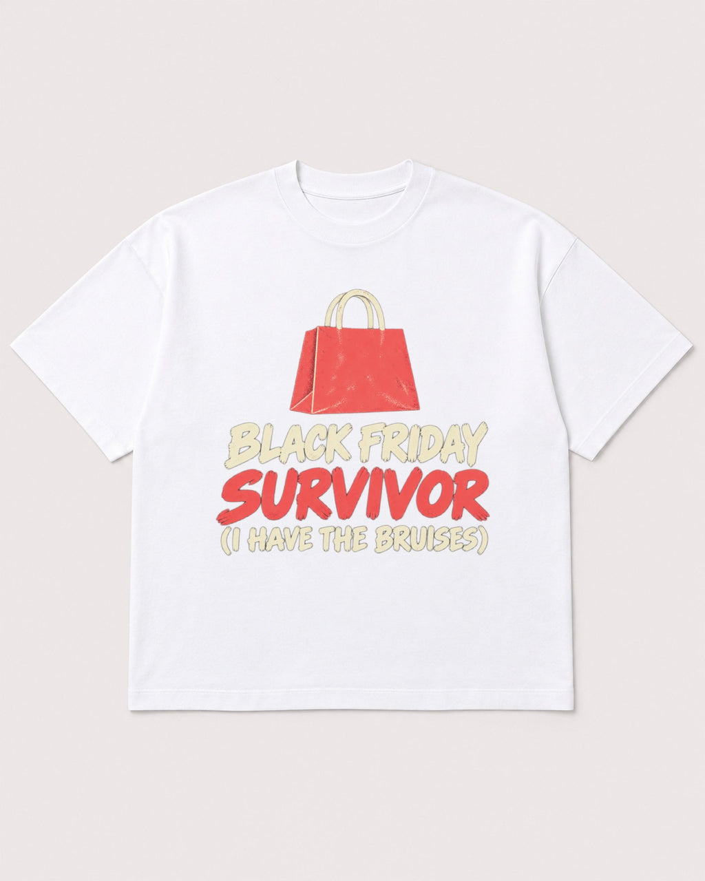 Mockup Boxy Heavyweight Tee White product