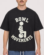 Mockup Boxy Heavyweight Tee Black male close-up 19