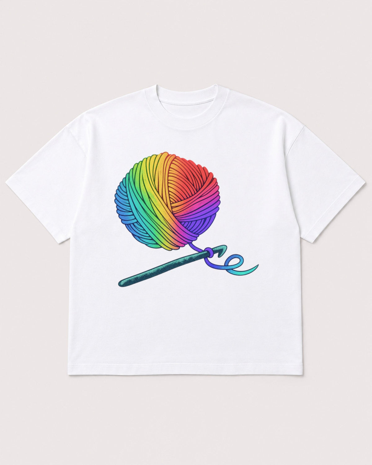 Mockup Boxy Heavyweight Tee White product