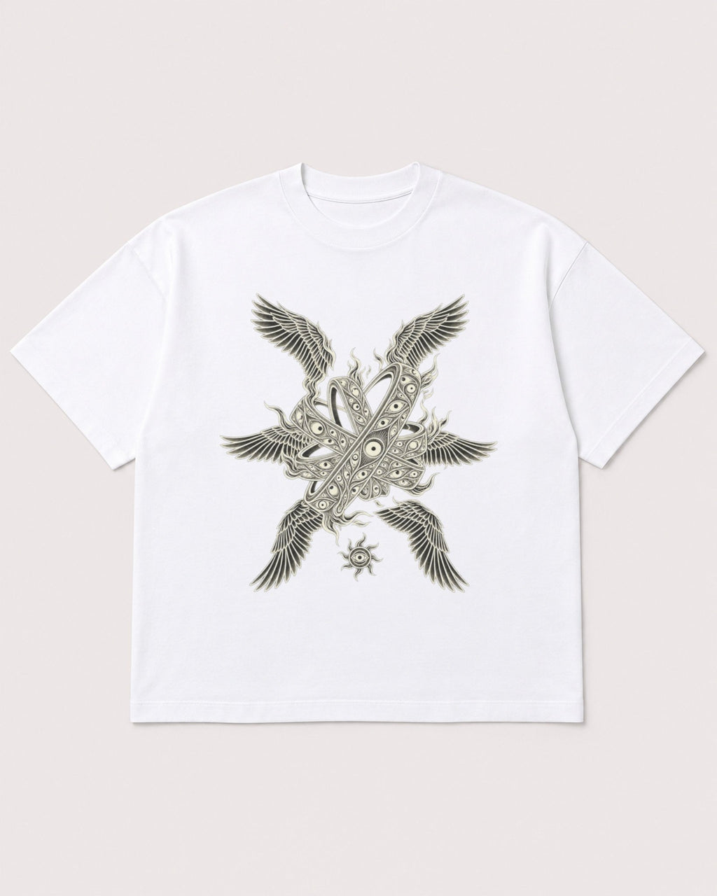 Mockup Boxy Heavyweight Tee White product