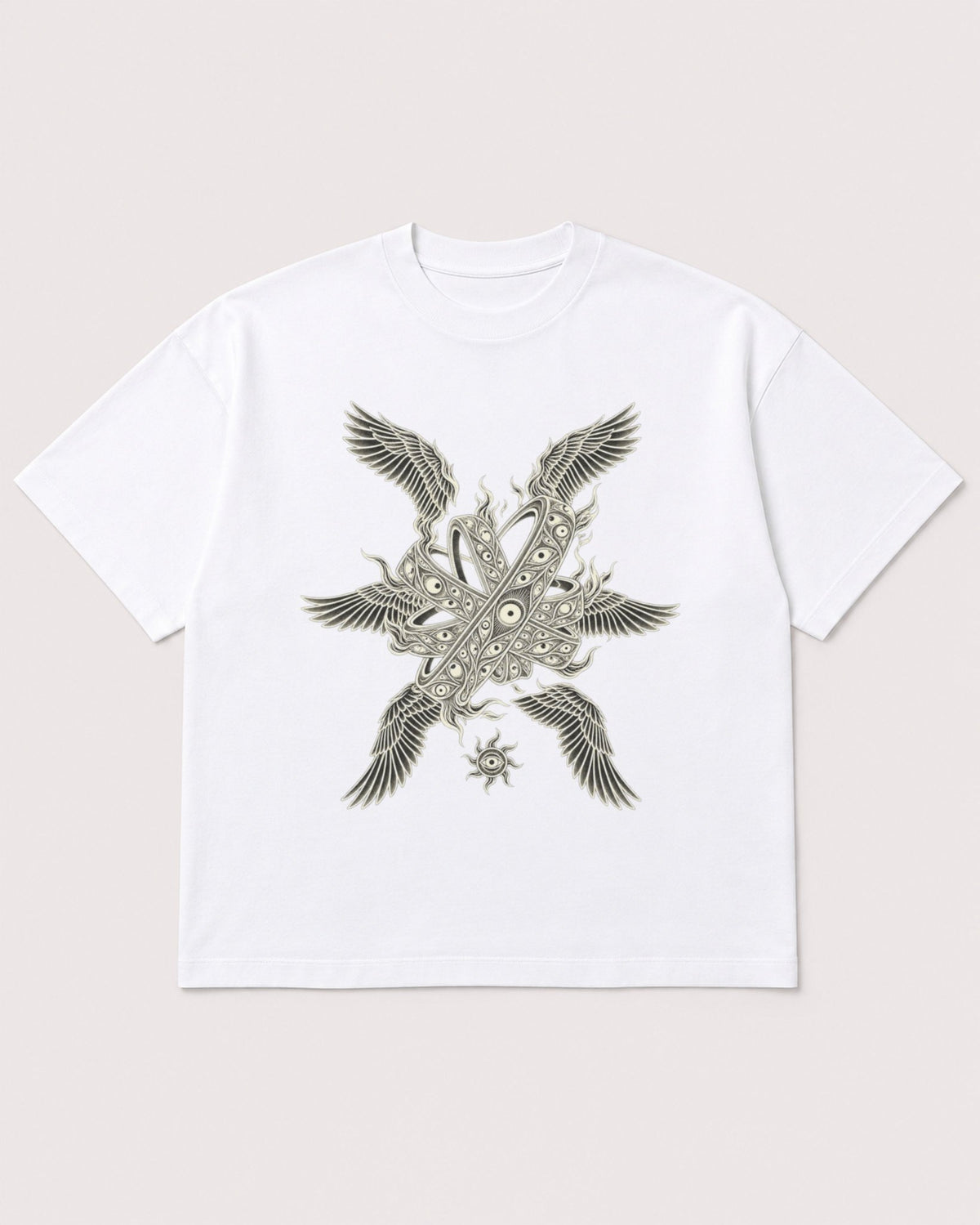 Mockup Boxy Heavyweight Tee White product