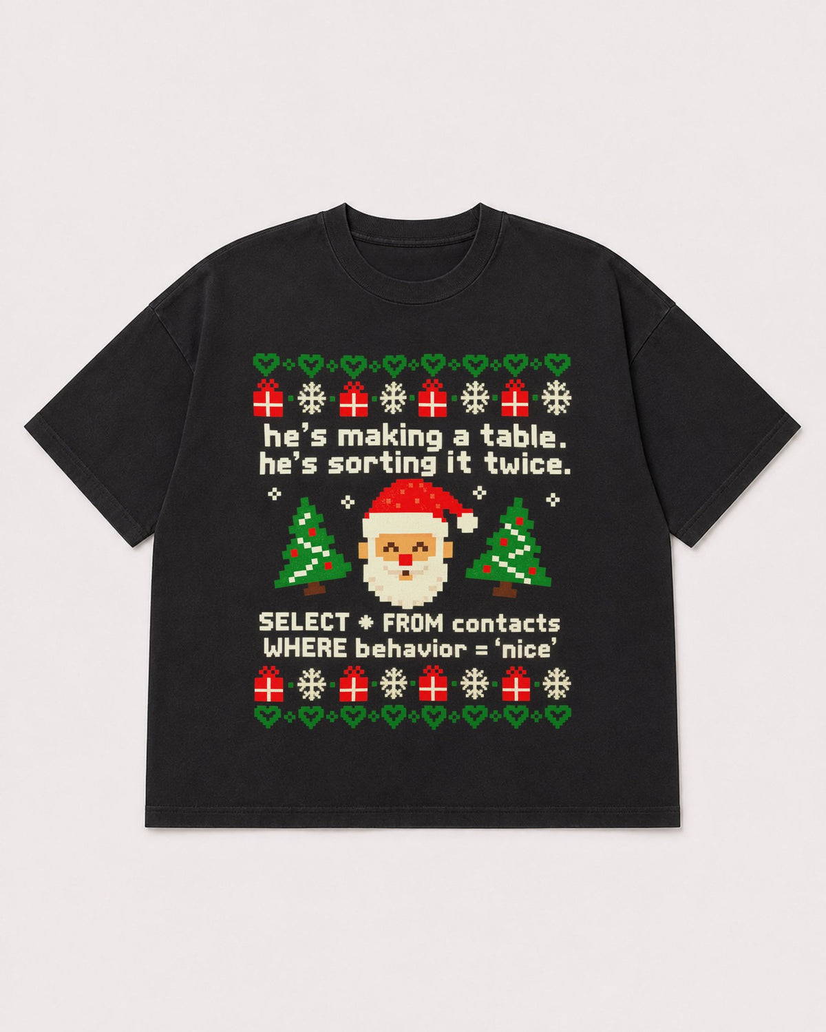 Mockup Boxy Heavyweight Tee Black product