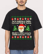 Mockup Boxy Heavyweight Tee Black male close-up 02