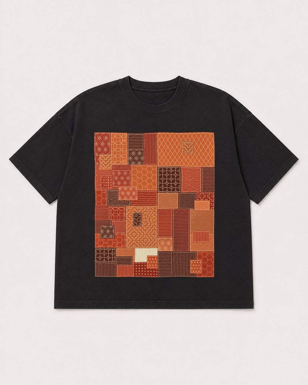 Mockup Boxy Heavyweight Tee Black product