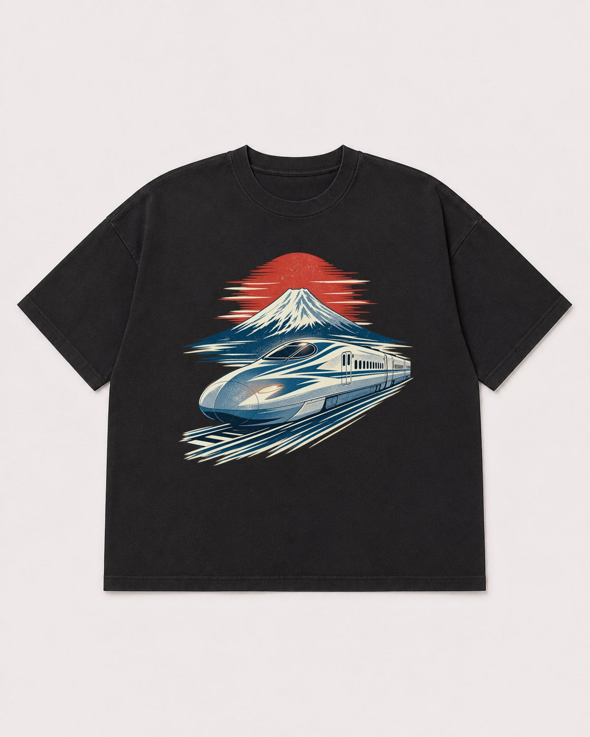 Mockup Boxy Heavyweight Tee Black product