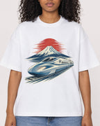 Mockup Boxy Heavyweight Tee White female close-up 05