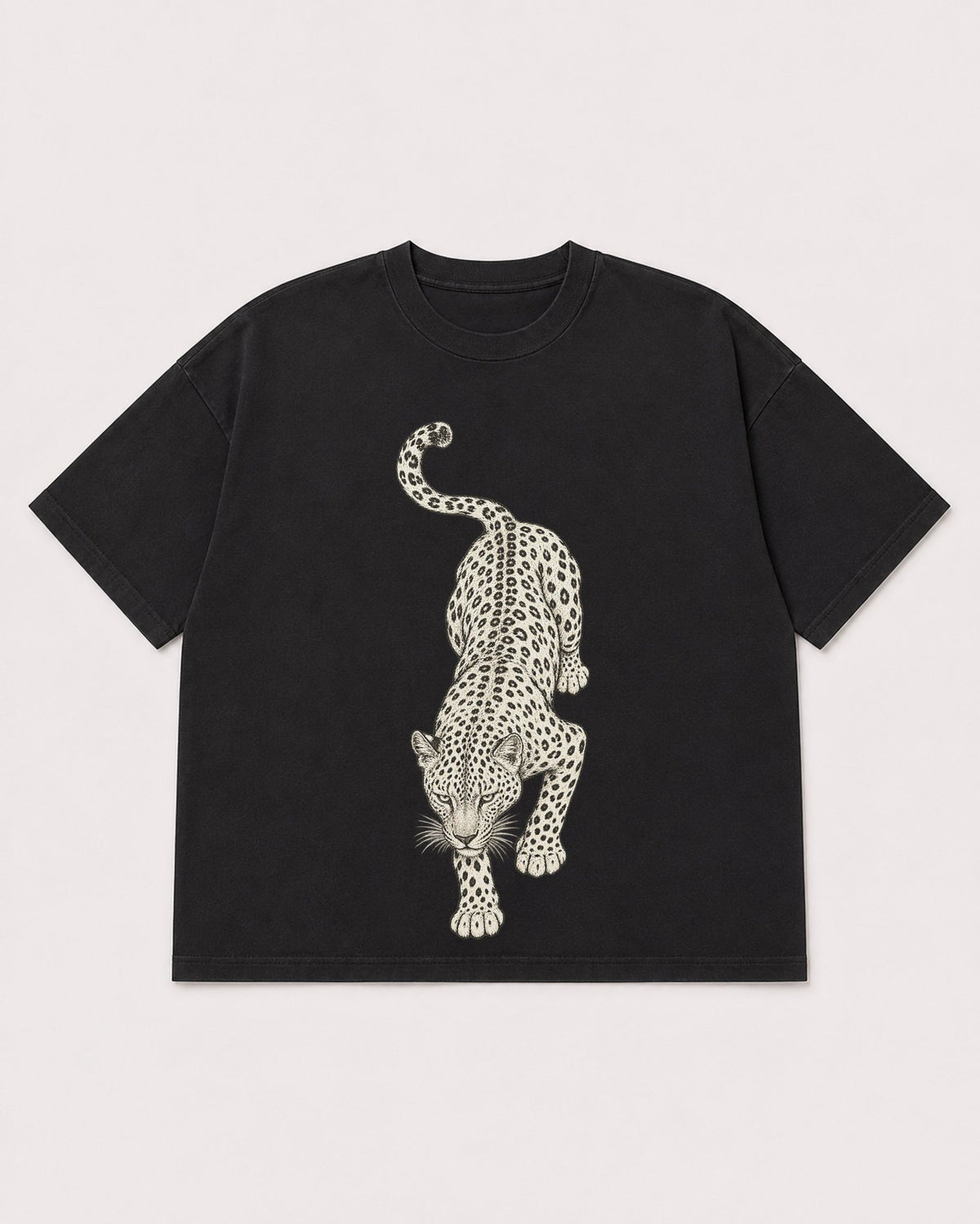 Mockup Boxy Heavyweight Tee Black product