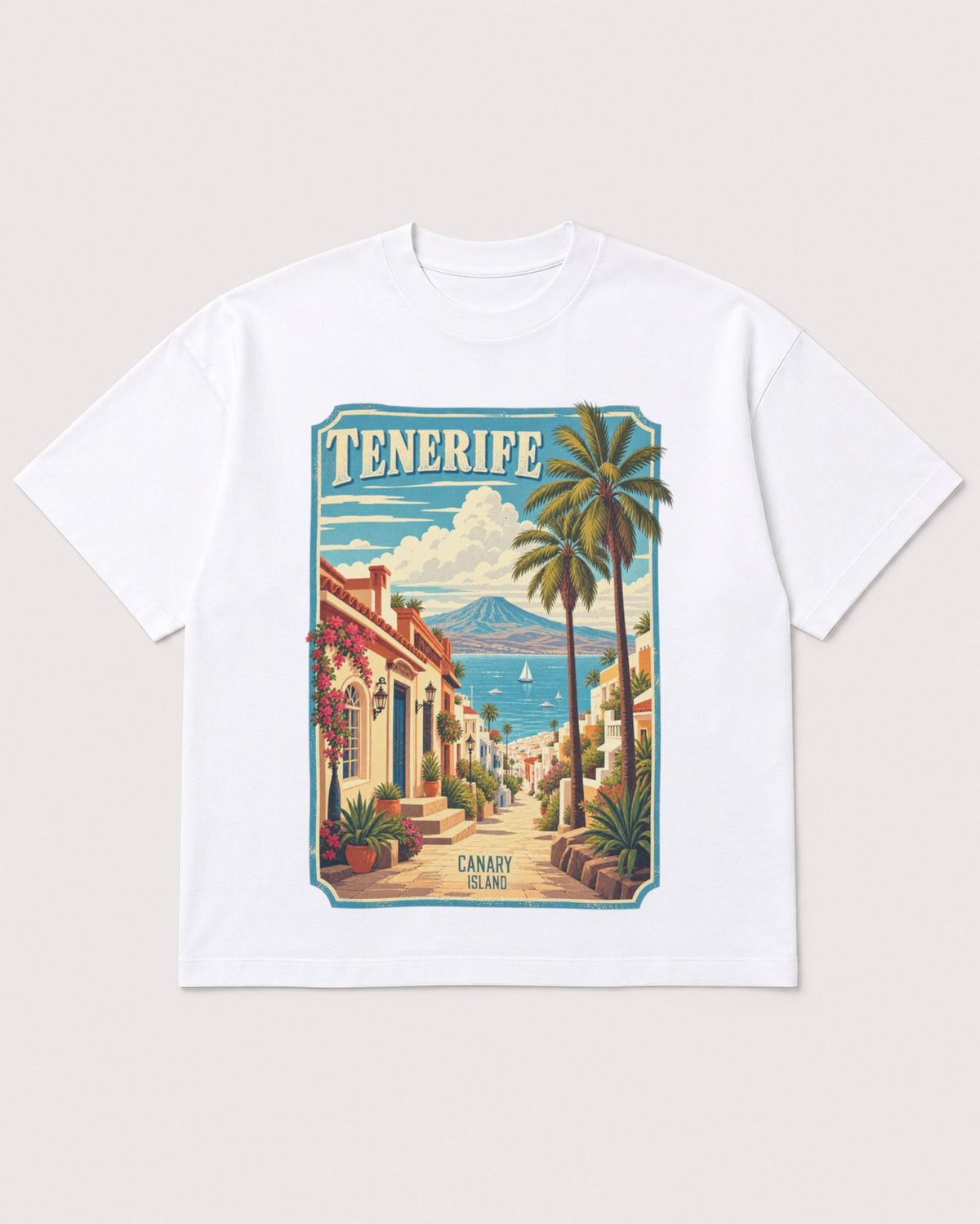 Mockup Boxy Heavyweight Tee White product