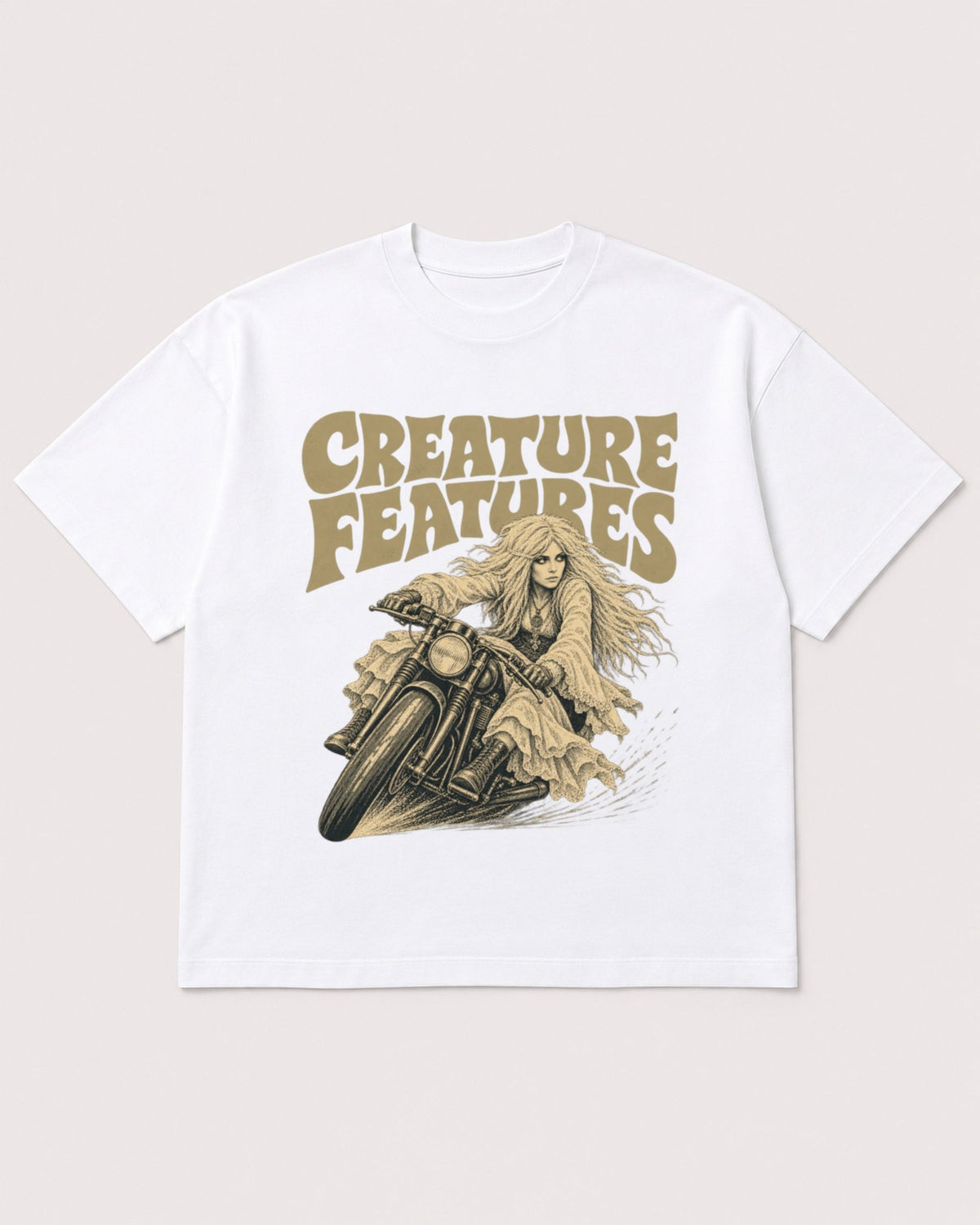 Mockup Boxy Heavyweight Tee White product