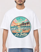 Mockup Boxy Heavyweight Tee White male close-up 02