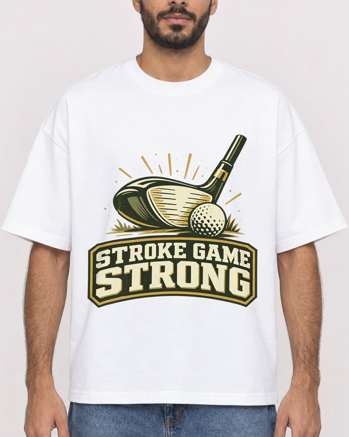 Mockup Boxy Heavyweight Tee White male close-up 07