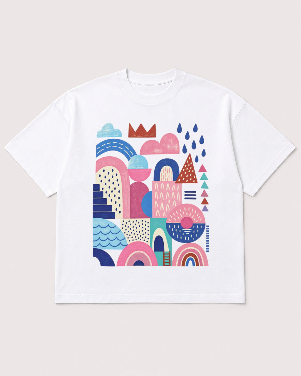 Mockup Boxy Heavyweight Tee White product