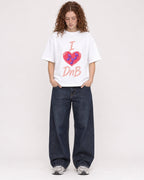 Mockup Boxy Heavyweight Tee White female full-body 09