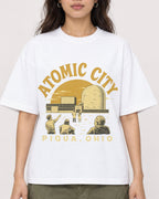 Mockup Boxy Heavyweight Tee White female close-up 02