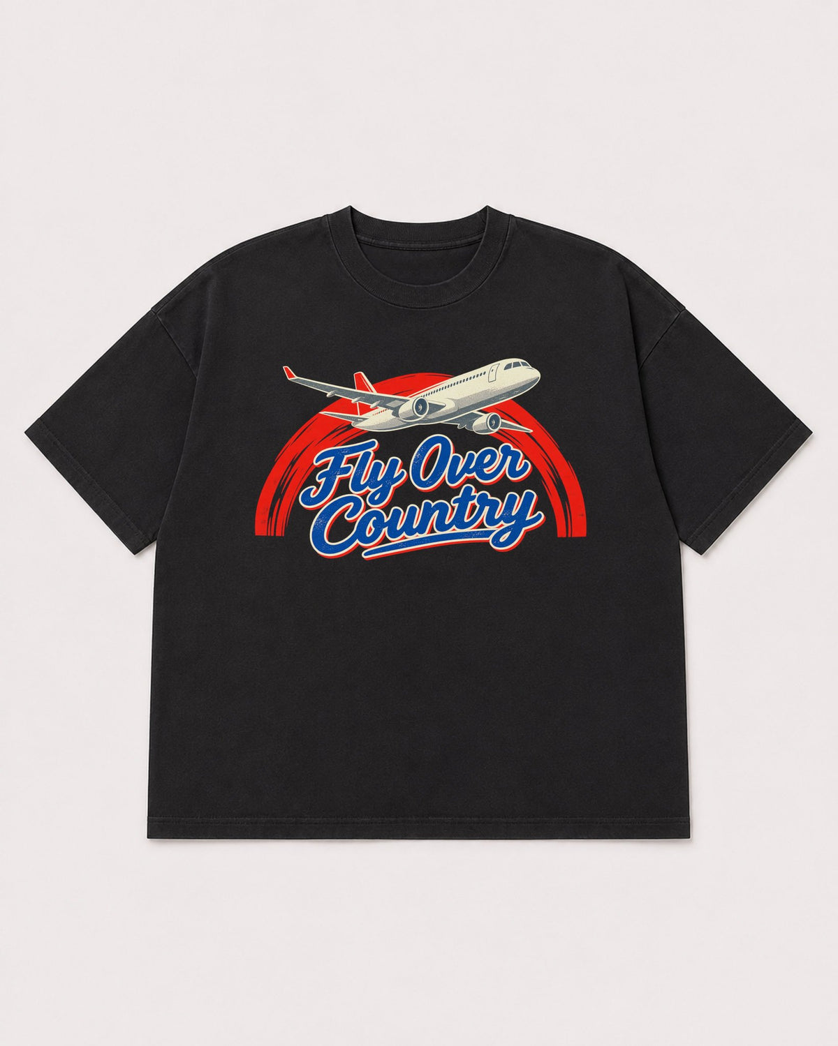 Mockup Boxy Heavyweight Tee Black product