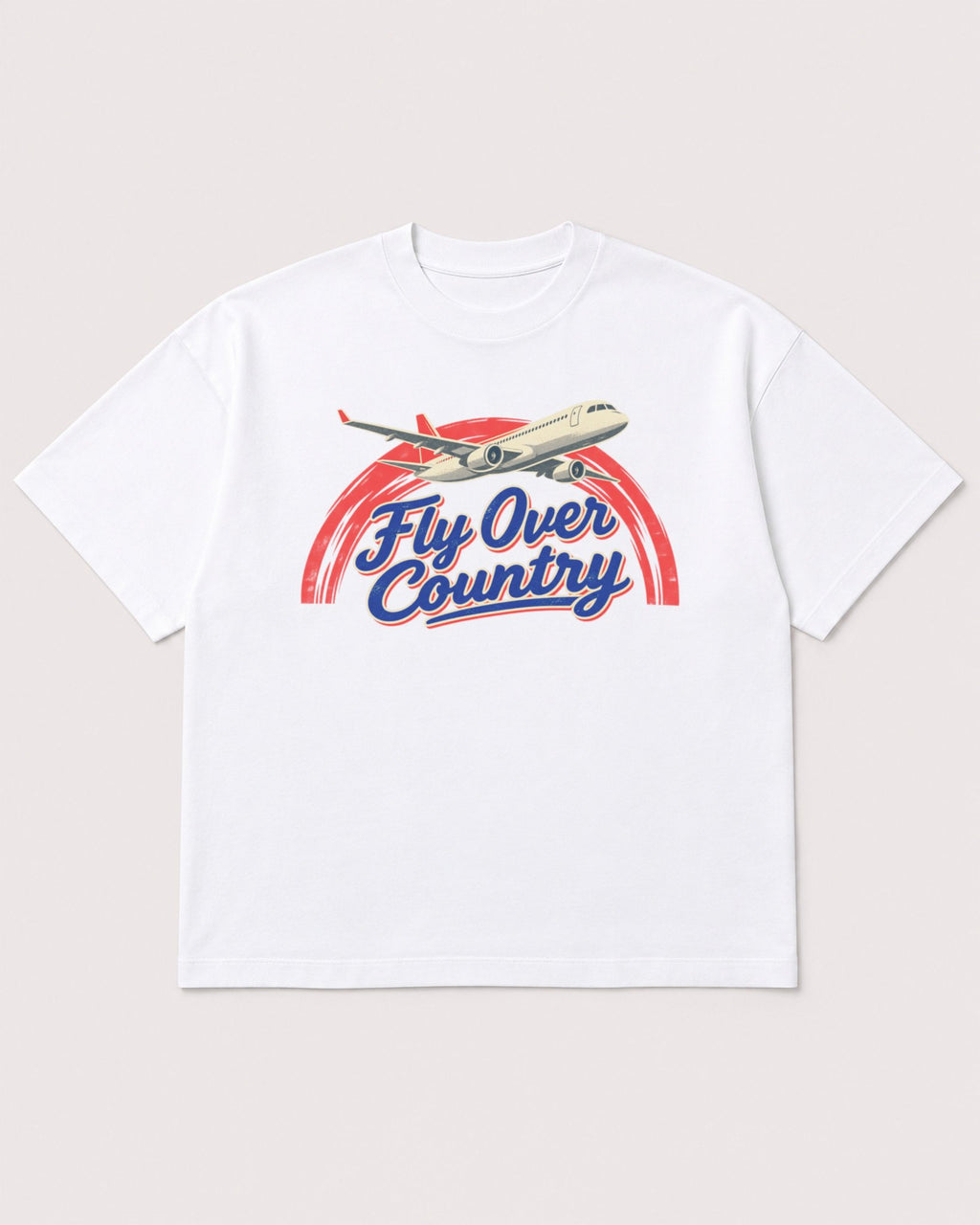 Mockup Boxy Heavyweight Tee White product