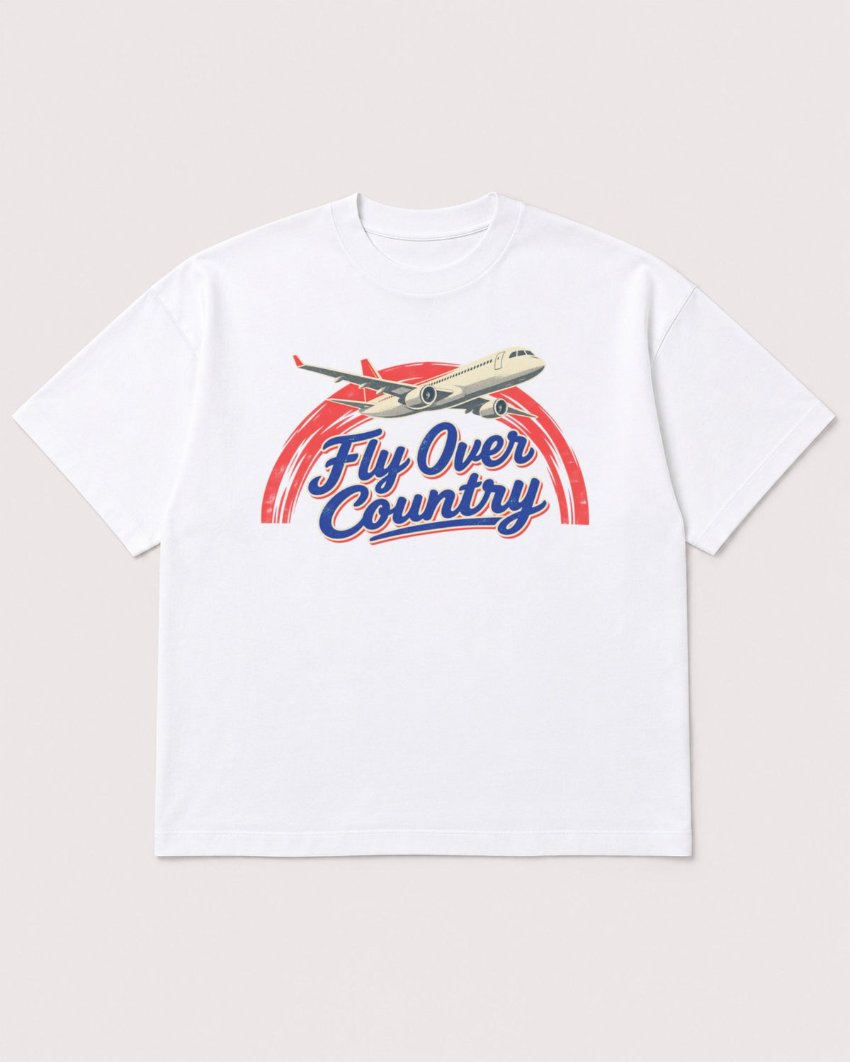 Mockup Boxy Heavyweight Tee White product