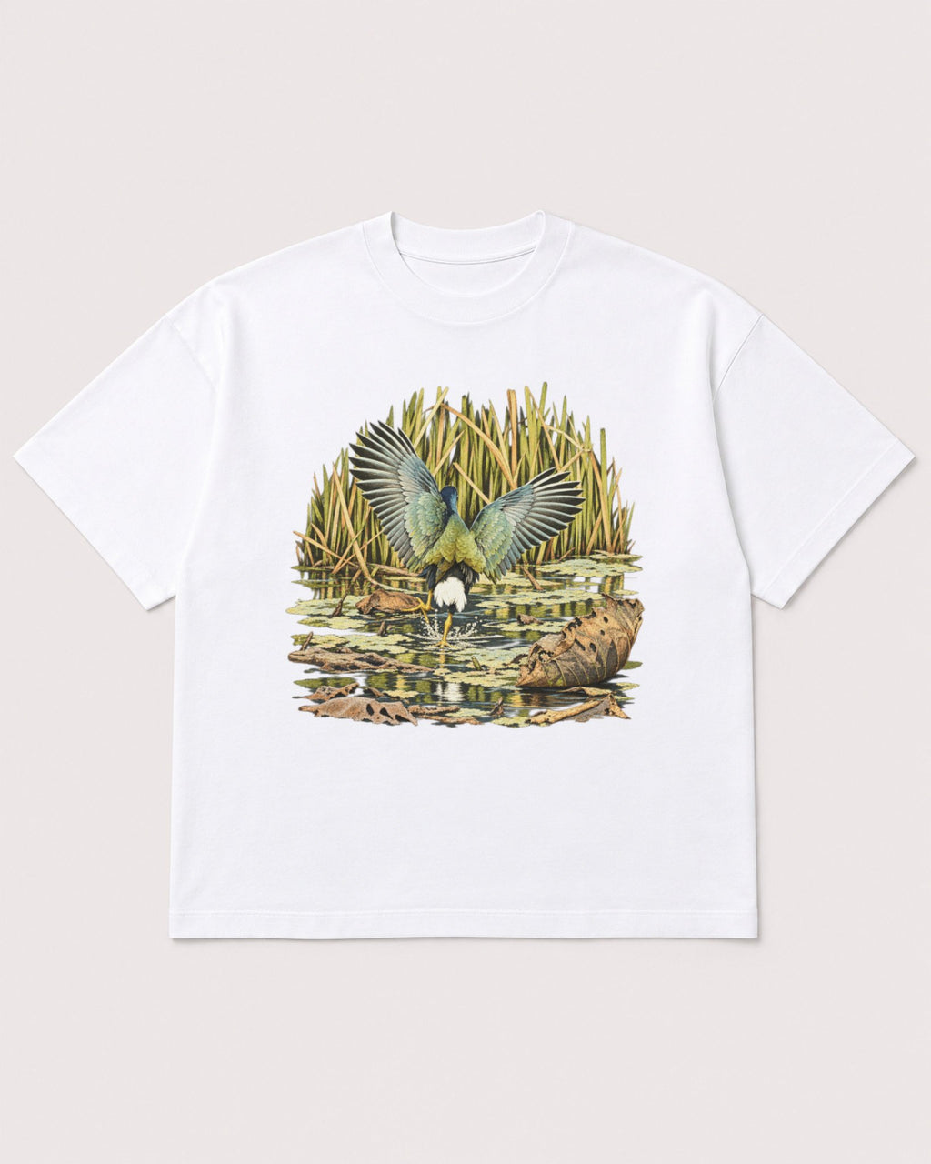 Mockup Boxy Heavyweight Tee White product