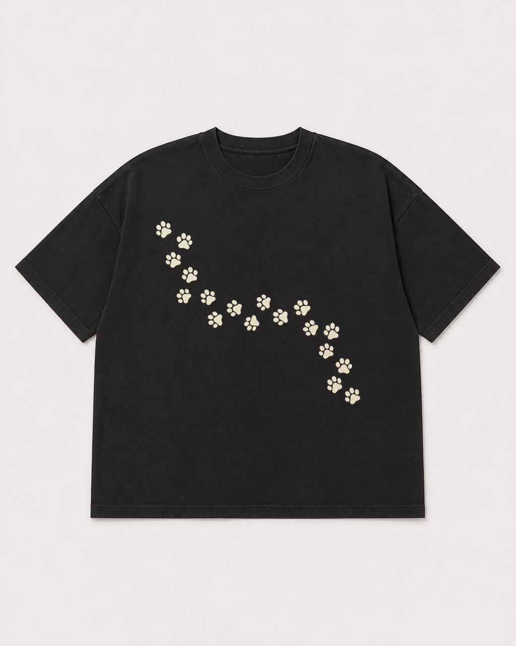 Mockup Boxy Heavyweight Tee Black product
