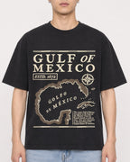 Mockup Boxy Heavyweight Tee Black male close-up 21