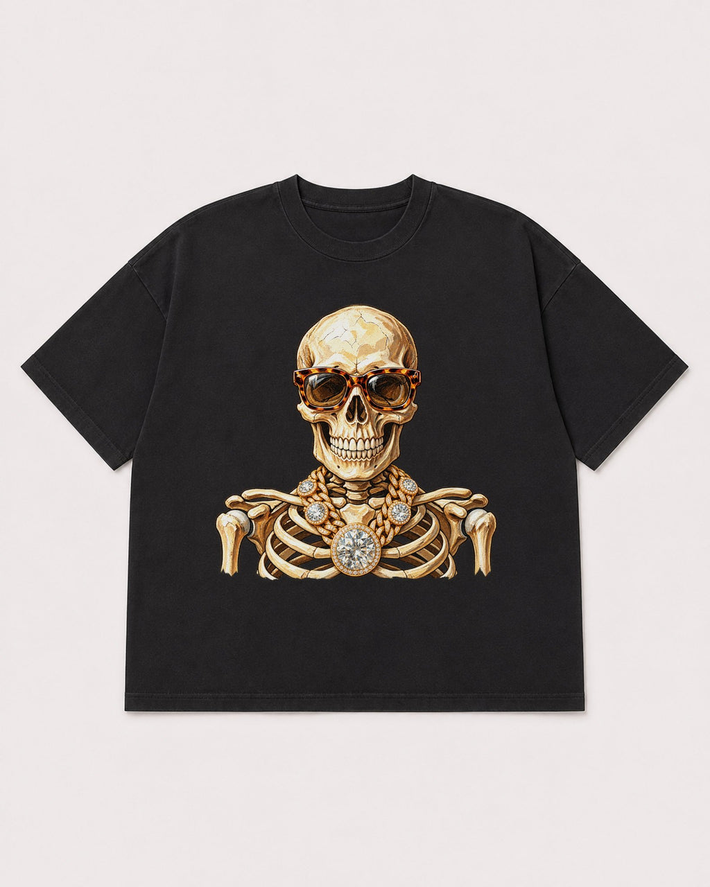 Mockup Boxy Heavyweight Tee Black product