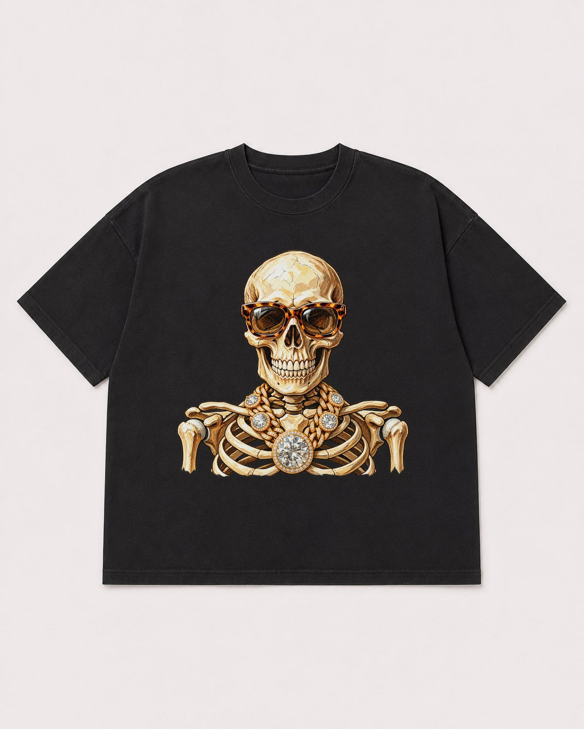 Mockup Boxy Heavyweight Tee Black product