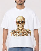 Mockup Boxy Heavyweight Tee White male close-up 02