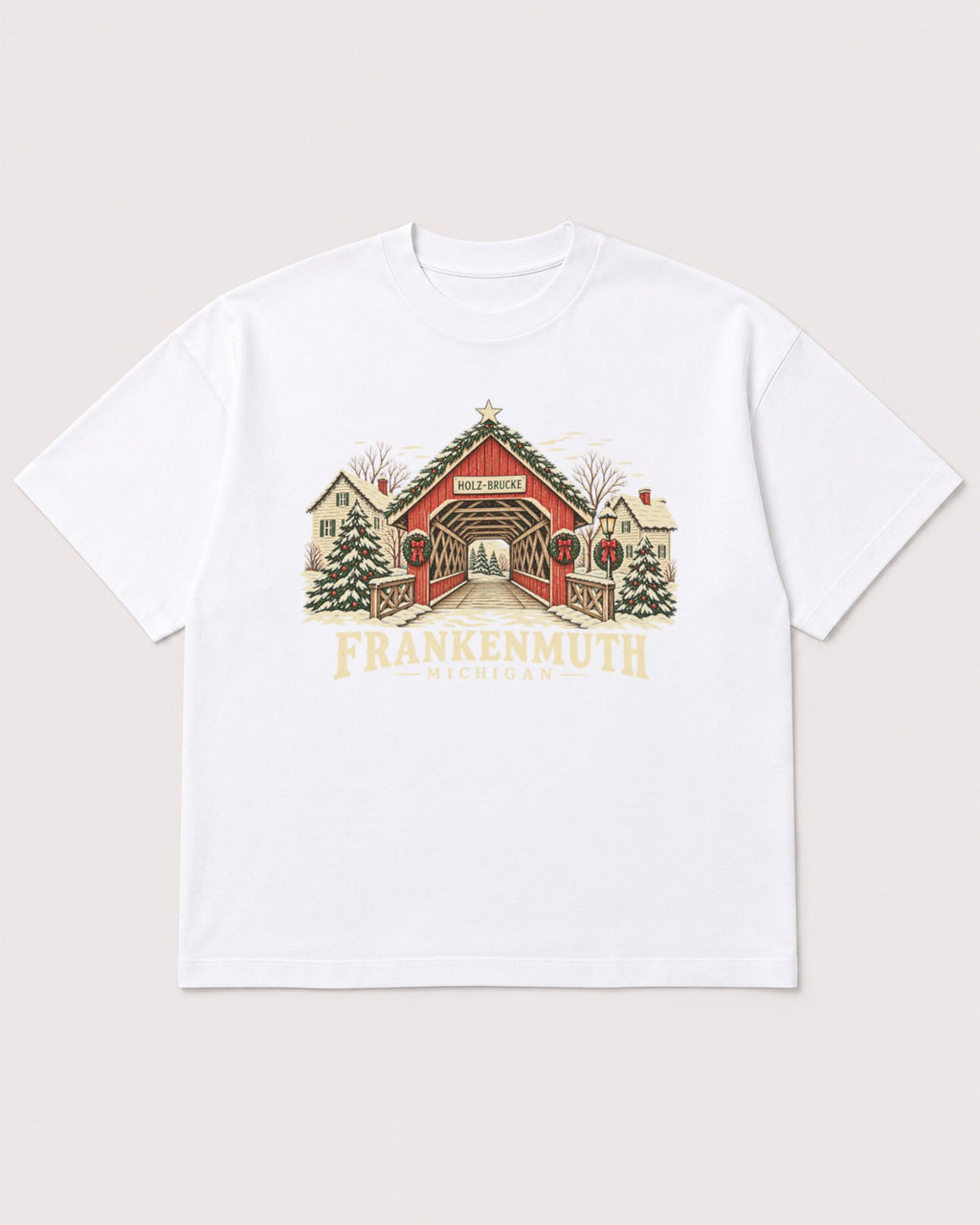 Mockup Boxy Heavyweight Tee White product