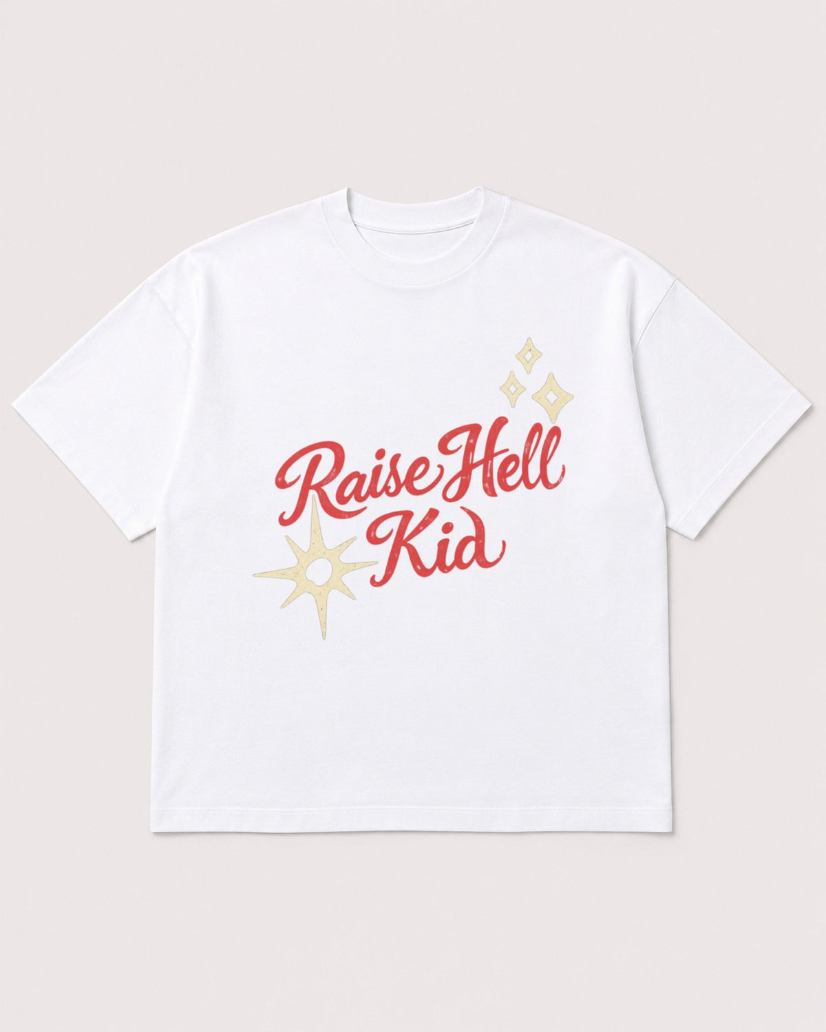 Mockup Boxy Heavyweight Tee White product