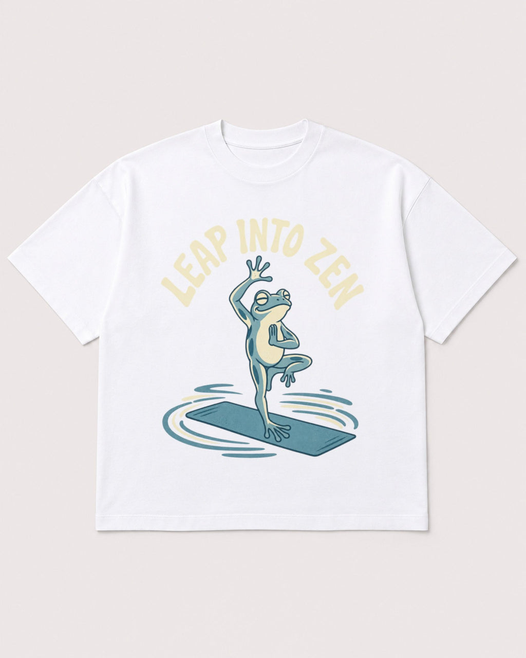 Mockup Boxy Heavyweight Tee White product