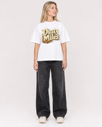 Mockup Boxy Heavyweight Tee White female full-body 08